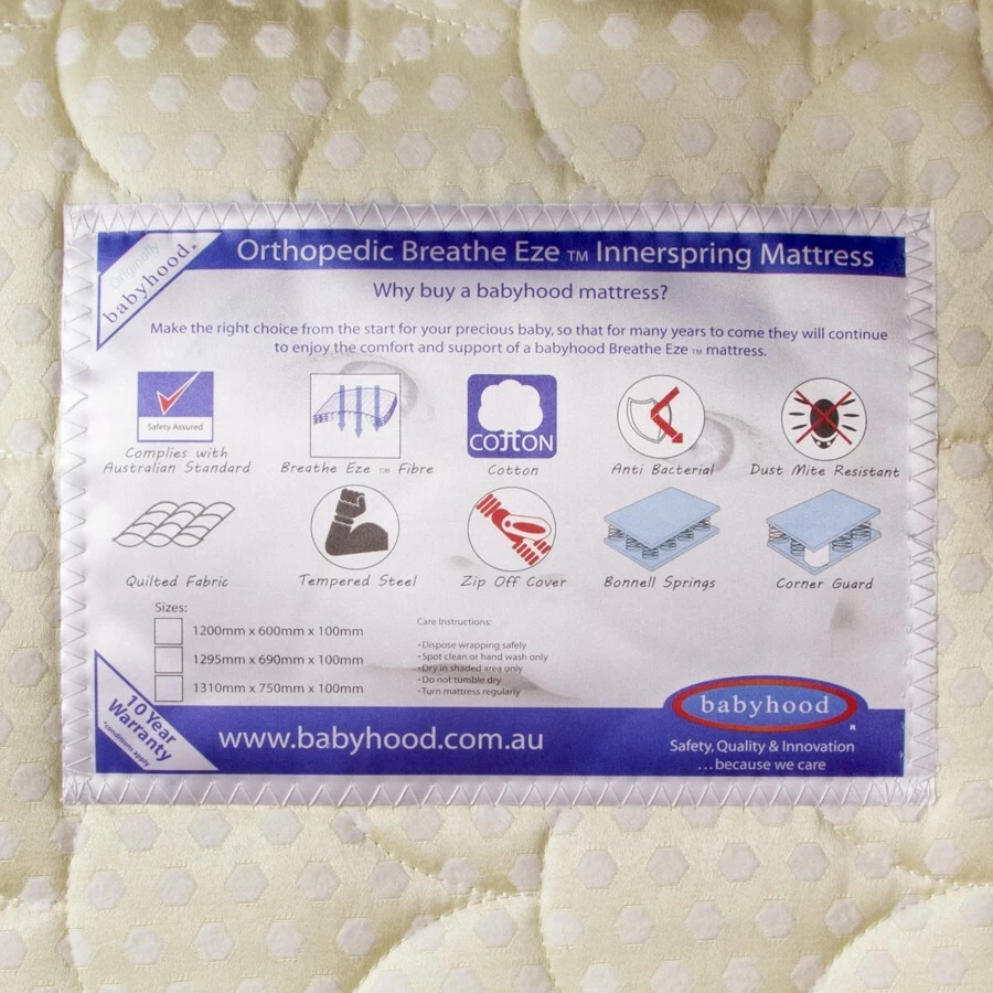 Orthopedic Breathe Eze Innerspring Mattress 1310*750 2 Orthopedic Breathe Eze Innerspring Mattress 1310*750 - Image 2