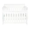 Amani Sleigh Cot - White