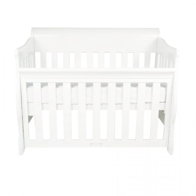 Amani Sleigh Cot - White 3 Amani Sleigh Cot - White - Image 3