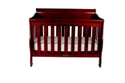 Amani Sleigh Cot - Walnut -KidKraft Store B01 4712780612064 3