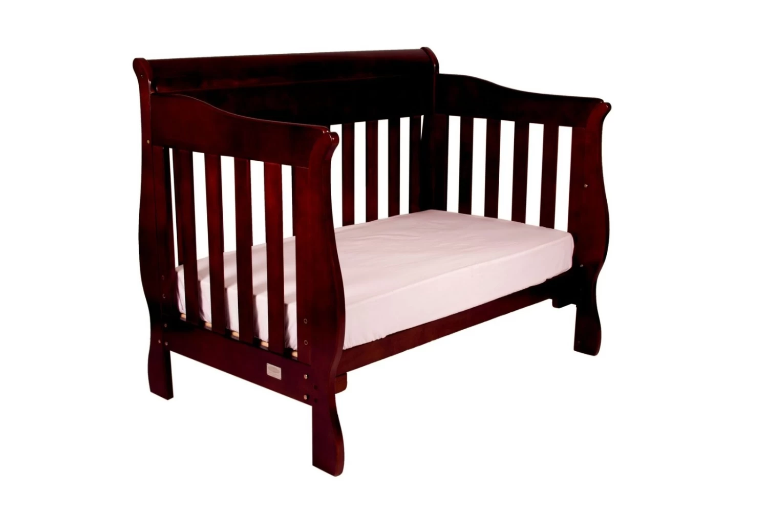 Amani Sleigh Cot - English Oak 2 Amani Sleigh Cot - English Oak - Image 2