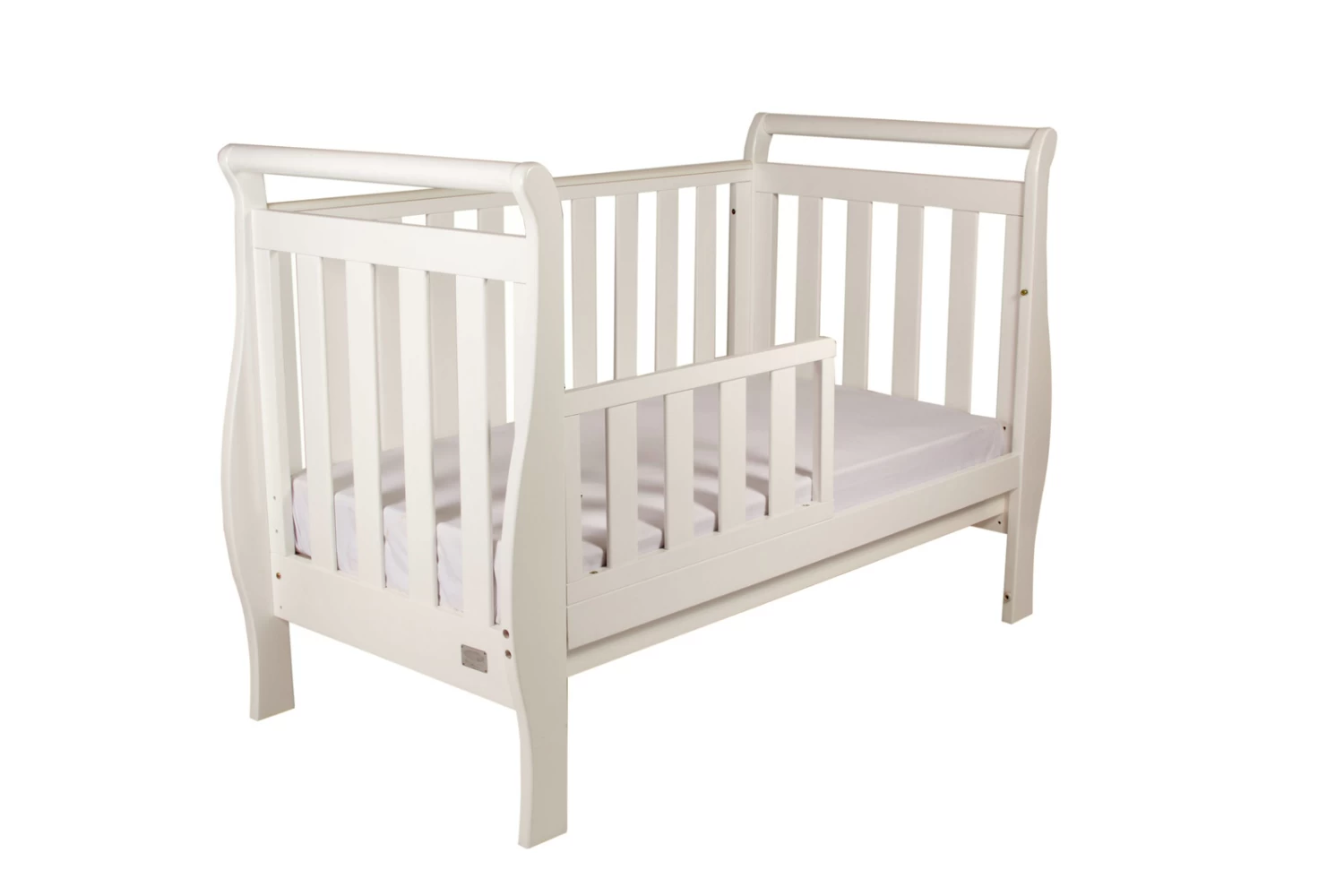 Toddler Rail For Georgia Sleigh Cot - White 1 Toddler Rail For Georgia Sleigh Cot - White