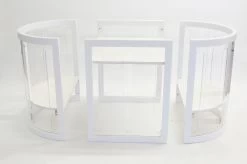 Kaylula Sova Cot Clear - White (With Breath Eze Mattress) -KidKraft Store B01 4712780617595 3