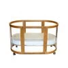 Kaylula Sova Cot Clear - Beech (With Breath Eze Mattress)