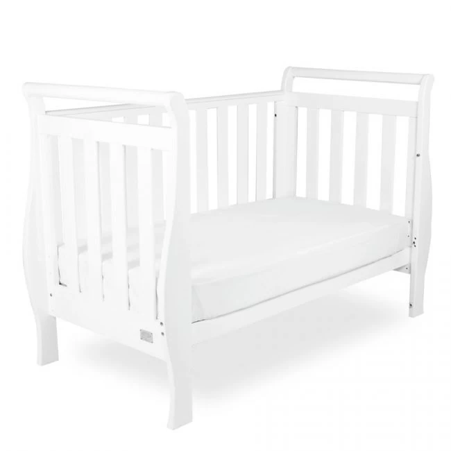Georgia Sleigh Luxx Cot - White 5 Georgia Sleigh Luxx Cot - White - Image 5