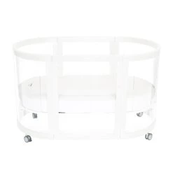 Amani Bebe 2Pce Fitted Sheet - White (Kaylula - Round & Oval Fitted Sheet)