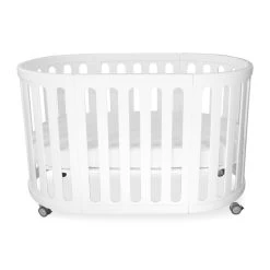 Kaylula Sova Cot Classic - White (With Breath Eze Mattress & FREE SHEET)