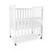 Babyhood Mini Ergonomic Cot - White