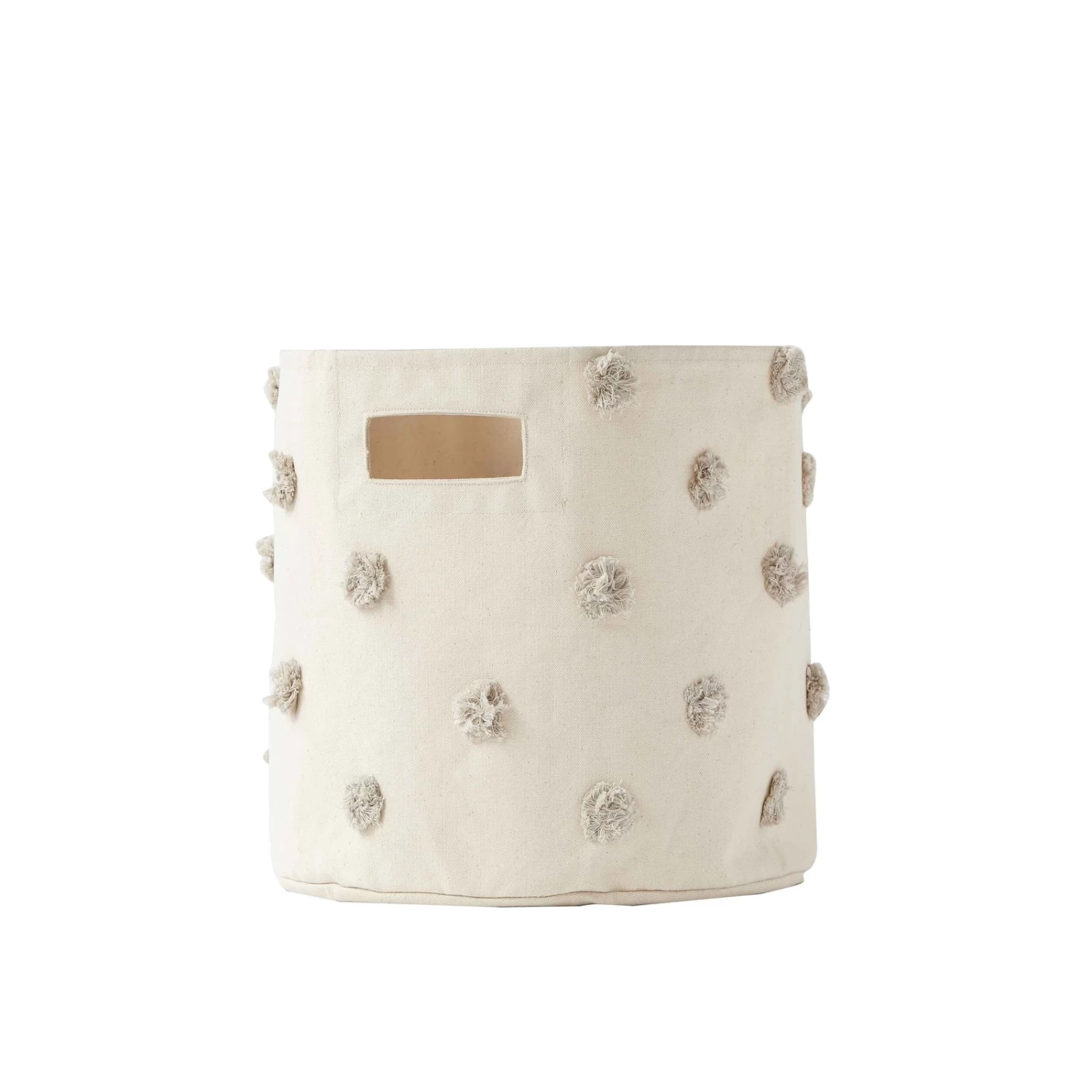 Pehr Designs - Pom Pom Bin - Grey 1 Pehr Designs - Pom Pom Bin - Grey