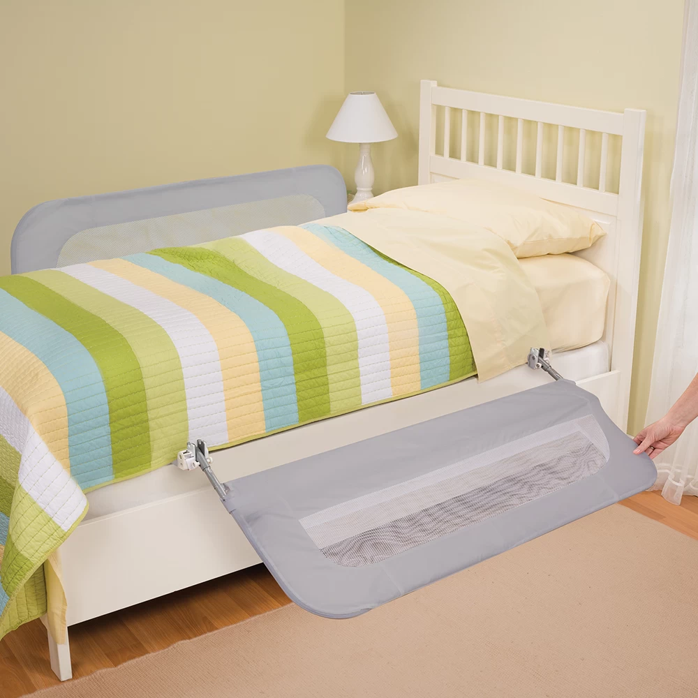 Double Safety Bedrail Grey 2 Double Safety Bedrail Grey - Image 2