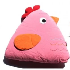 Chick Cuddling Cushion(15X18X35 Cm) Pink