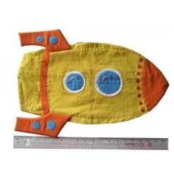 Roket Cuddling Cushion Yellow -KidKraft Store D01 V59 331 Yellow 2