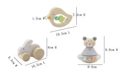 Kaper Kidz Calm & Breezy Baby Gift Set Bunny Bird Bear 3Pcs 7 Kaper Kidz Calm & Breezy Baby Gift Set Bunny Bird Bear 3Pcs -KidKraft Store E01 CB23712 2