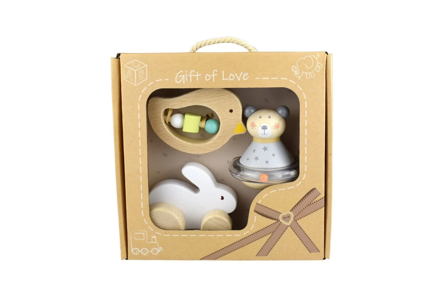 Kaper Kidz Calm & Breezy Baby Gift Set Bunny Bird Bear 3Pcs 5 Kaper Kidz Calm & Breezy Baby Gift Set Bunny Bird Bear 3Pcs - Image 5
