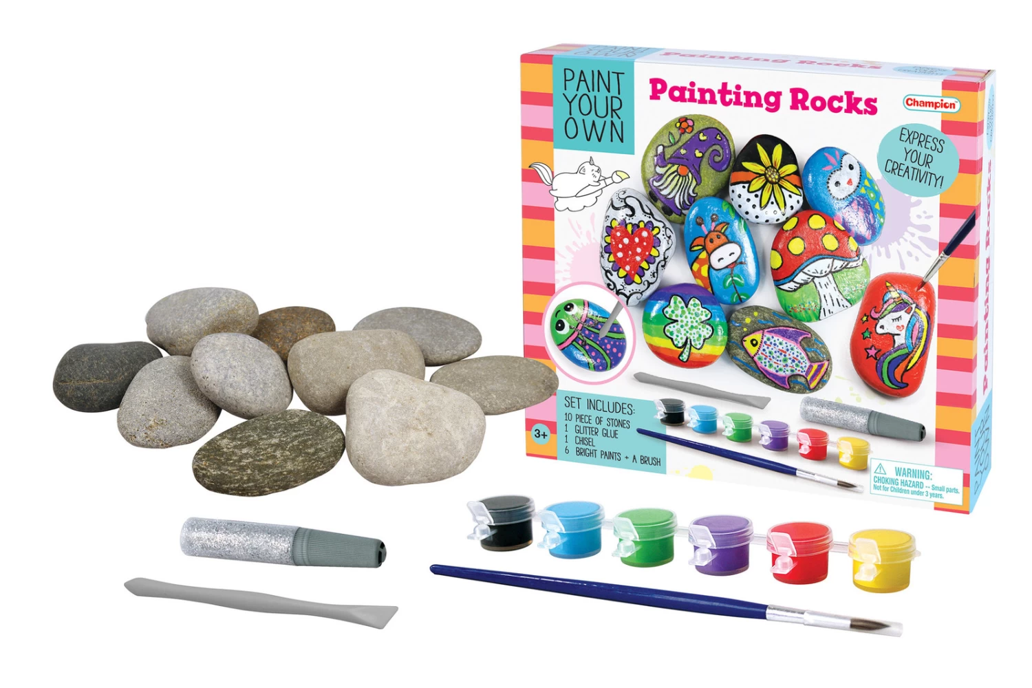 Kaper Kidz Pyo Painting Rocks Craft Kit 1 Kaper Kidz Pyo Painting Rocks Craft Kit