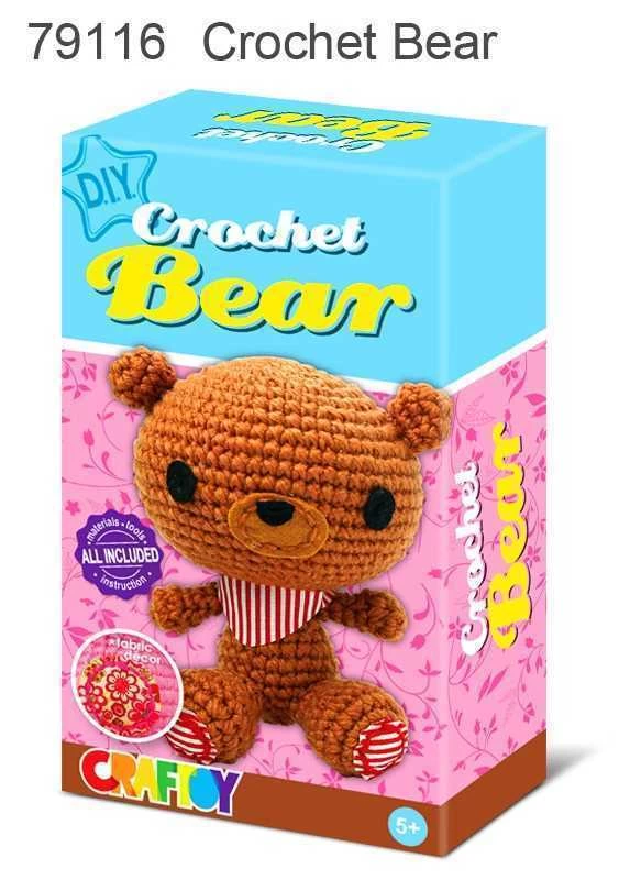 Crochet- Bear Craft Kit 1 Crochet- Bear Craft Kit