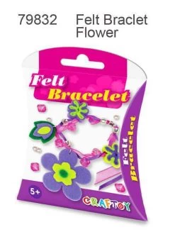 Felt Bracelet- Flower Craft Kit
