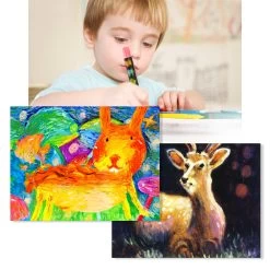 JarMelo Silky Washable Crayon -Baby Roo -12 Colors -KidKraft Store E01 JA90435 2