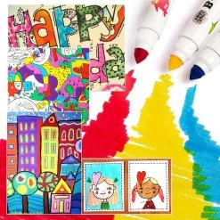 Washable Markers -Baby Roo 48 Colors 5 Washable Markers -Baby Roo 48 Colors -KidKraft Store E01 JA90473 2