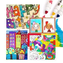 Washable Markers -Baby Roo 12 Colors -KidKraft Store E01 JA90480 3