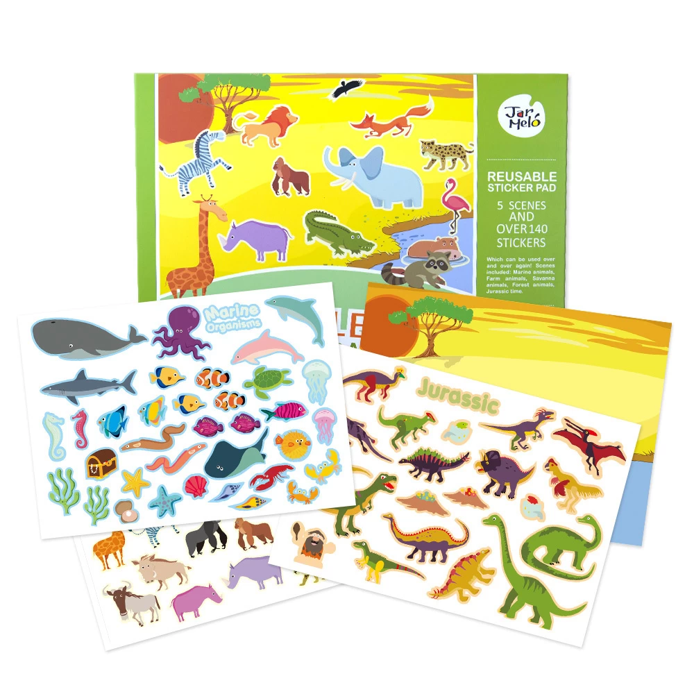 Reusable Sticker Pad Set - Animal World 2 Reusable Sticker Pad Set - Animal World - Image 2