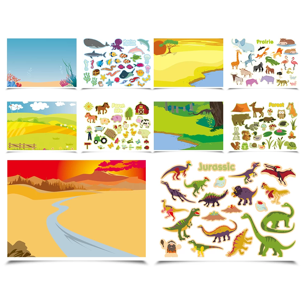 Reusable Sticker Pad Set - Animal World 3 Reusable Sticker Pad Set - Animal World - Image 3