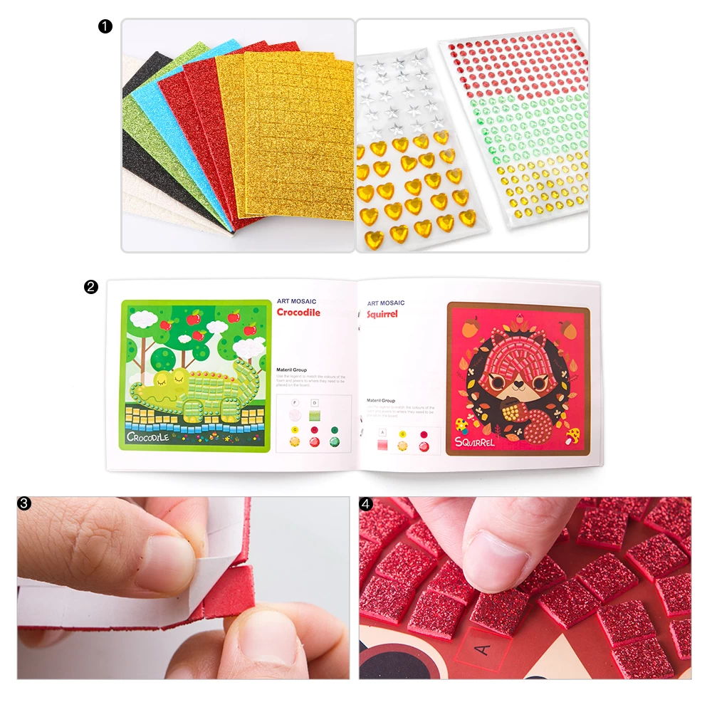 Mosaics Craft Kit - Animal Homehand Craft Kit 3 Mosaics Craft Kit - Animal Homehand Craft Kit - Image 3