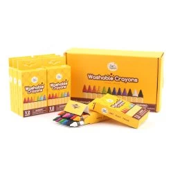 JarMelo Washable Crayons -Bulk Set 12-8 Packs