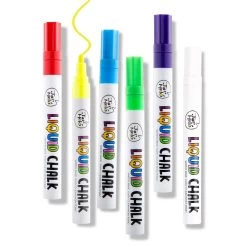 Jarmelo Liquid Chalk Markers -6 Colors -KidKraft Store E01 JA91159 2