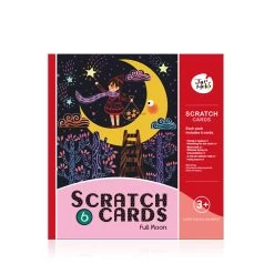 Scratch Cards Set-Full Moon 6 Scratch Cards Set-Full Moon -KidKraft Store E01 JA91302 2