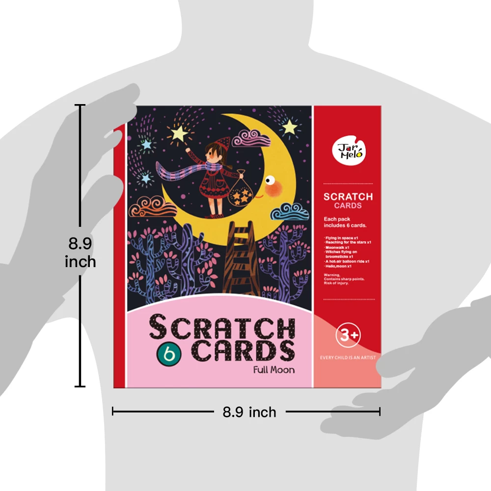 Scratch Cards Set-Full Moon 4 Scratch Cards Set-Full Moon - Image 4