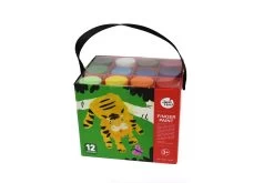 JarMelo Finger Paint 12 Colors Set Craft Kit -KidKraft Store E01 JA91418 2