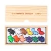 JarMelo Beeswax Crayon -Cute Dinosaurs -12 Colors