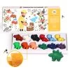 Jarmelo Beeswax Crayon In Colour Box-Cute Dinosaurs 12 Colors