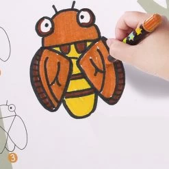 JarMelo Drawing Book-Cartoon Characters (Step By Step) -KidKraft Store E01 JA93412 2