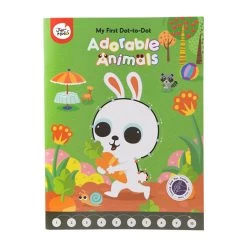 JarMelo My First Dot-To-Dot Drawing Book-Adorable Animals