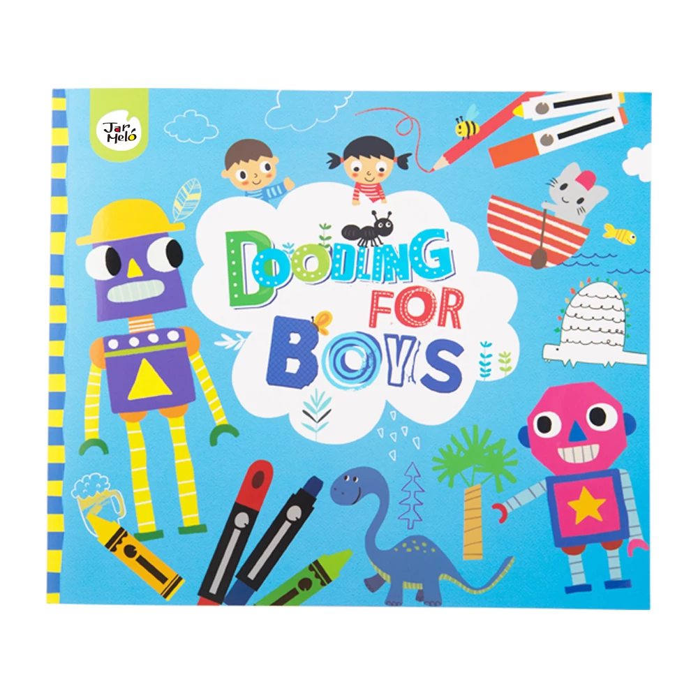 Jarmelo Doodling Book For Boys 1 Jarmelo Doodling Book For Boys