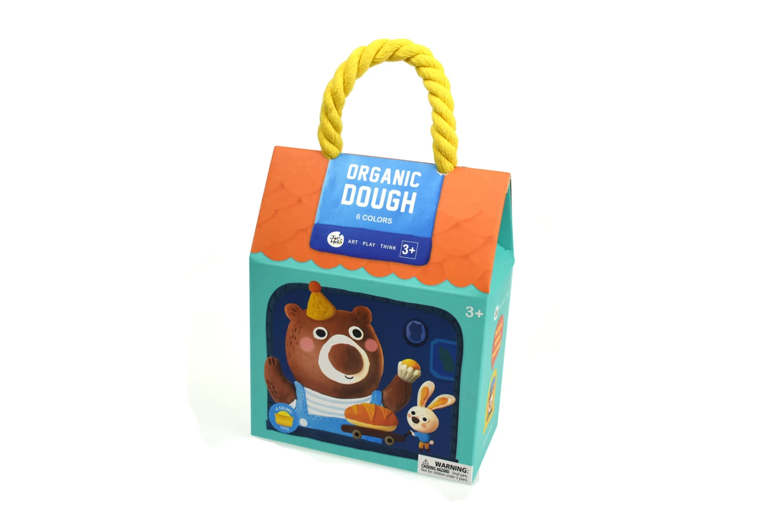 Jarmelo Organic Dough - 6 Colors Craft Kit 2 Jarmelo Organic Dough - 6 Colors Craft Kit - Image 2