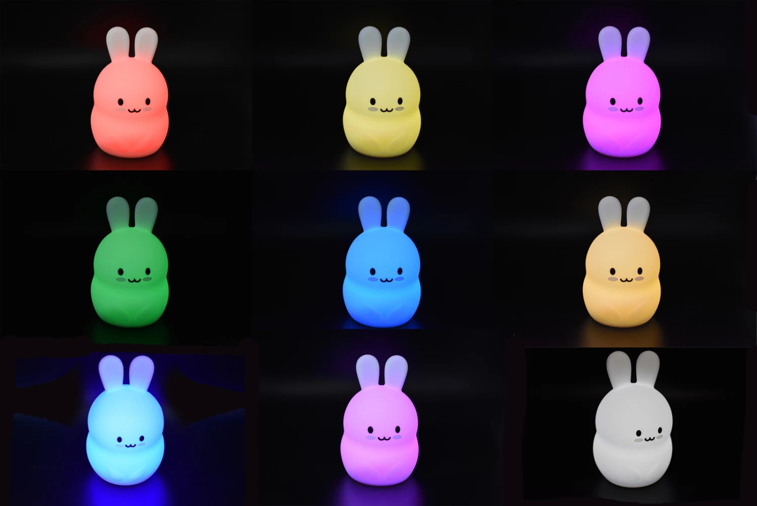 Kaper Kidz Bedtime Bunny Silicone Night Light With Remote & USB Cable 2 Kaper Kidz Bedtime Bunny Silicone Night Light With Remote & USB Cable - Image 2