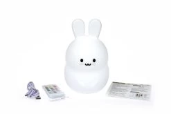 Kaper Kidz Bedtime Bunny Silicone Night Light With Remote & USB Cable 13 Kaper Kidz Bedtime Bunny Silicone Night Light With Remote & USB Cable -KidKraft Store E01 JL314 5