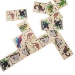 Australian Animal Dominoes Game -KidKraft Store E01 KD24058 2