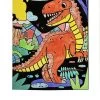 Tookyland Velvet Coloring Kit - Dinosaur Craft Kit