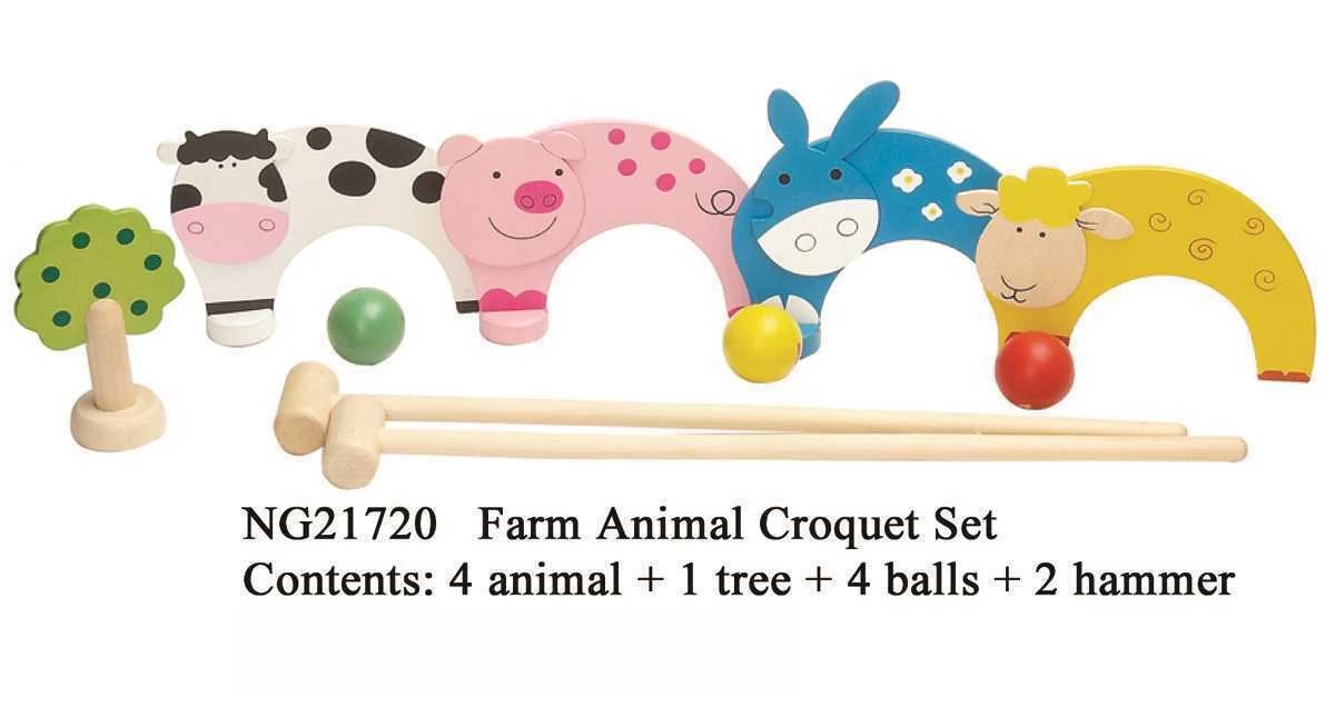 Farm Animal Croquet Set 1 Farm Animal Croquet Set