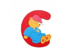 Kaper Kidz Bear Letter C Red