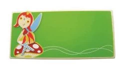 Green Fairy Door Name Plaque