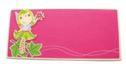 Purple Fairy Door Name Plaque