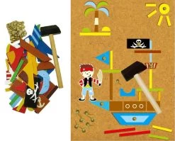 Pirate Tap A Shape In Bookcase