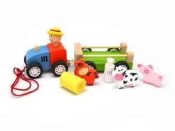 Farm Tractor With Animal