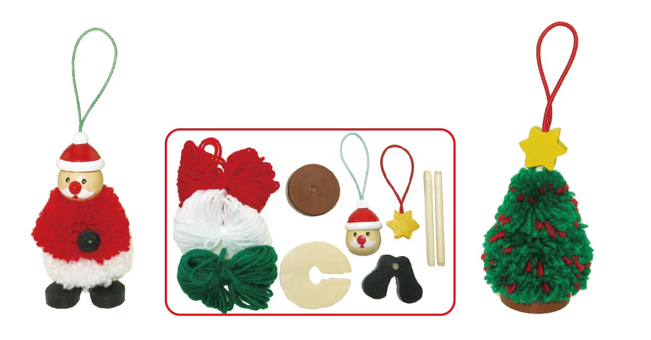 Diy Crafts-Christmas Pom Pom Craft Kit 1 Diy Crafts-Christmas Pom Pom Craft Kit