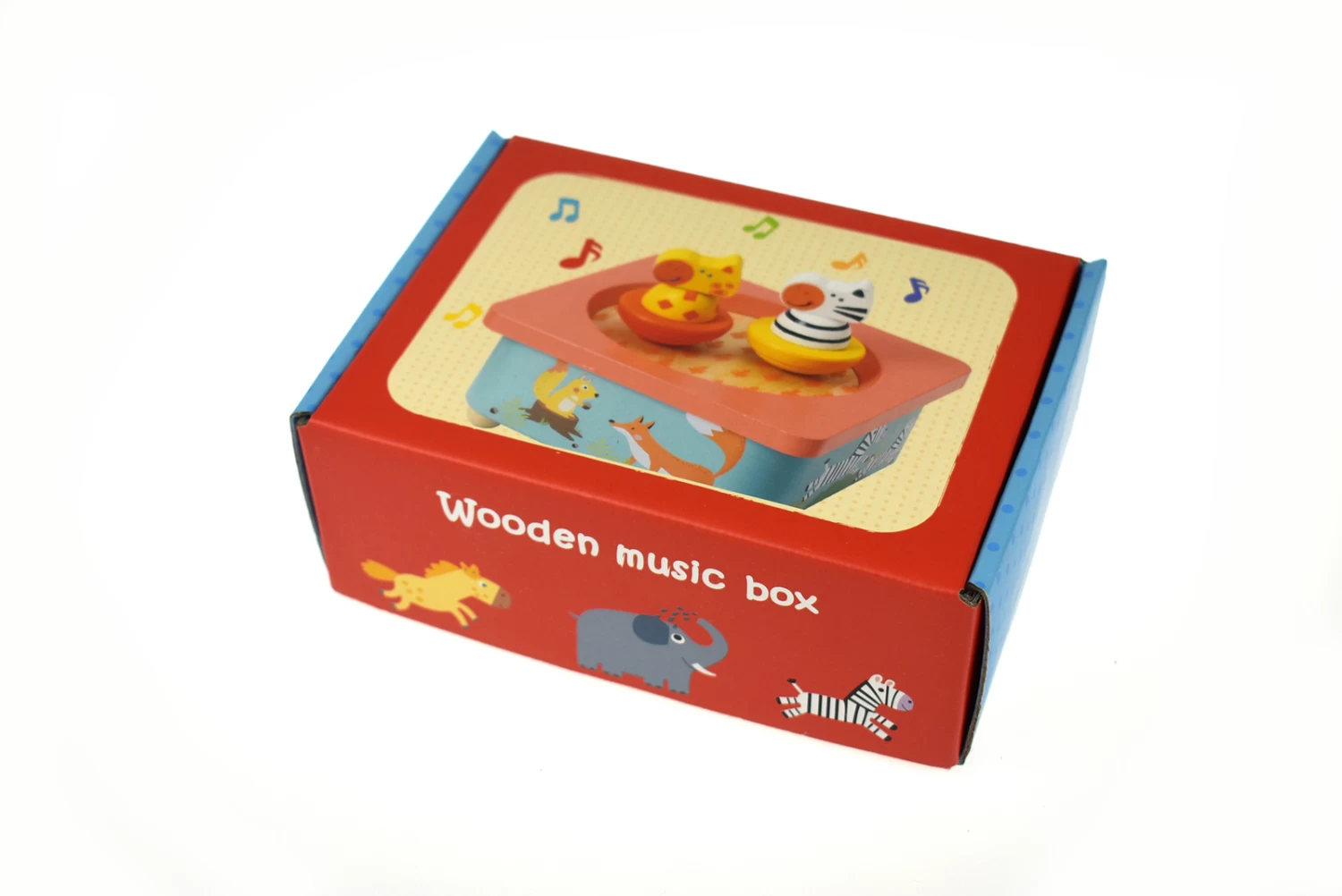Wooden Farm Music Box With Metal Frame 3 Wooden Farm Music Box With Metal Frame - Image 3